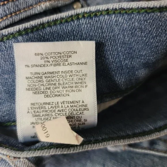 Express High Waisted Embellished Stripe Stretch Ankle Leggings Jeans - Picture 13 of 15